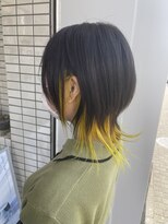 ステラ(stella)&nbsp;インナーカラー×ウルフ×イエロー【和田常経】