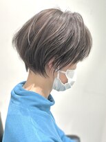 ジエクト 本店(The Ect)&nbsp;ステップボーンカット×アッシュオリーブ×似合わせカット