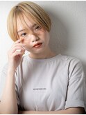 ハイトーンカラーフレンチガーリーミニボブz戸頭10代20代30代