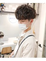 パープル(purple)&nbsp;メンズハイライト