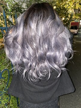 プルメリアドット(Plumeria.) silver × ash