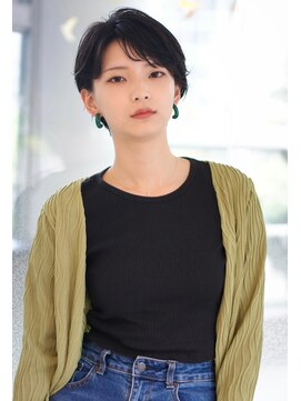 ヘアドゥ 千葉中央店(hair do) 前髪あり×前下がりショート