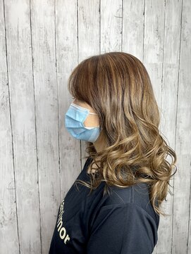 ビューティドレッセヤマノ 池袋パルコ(Beauty Dresse YAMANO) 【ハイライト】【白髪ぼかし】立体感カラー