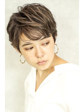 ビオ アンド ネイチャー 恵比寿(Bio & Nature) 分け目なしでさらに小顔！ノーパートオシャレハンサムショート