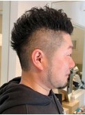 くせ毛をいかしたメンズカット