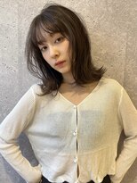 アース 三軒茶屋店(HAIR&MAKE EARTH) 三軒茶屋_レディース_セミロング_ボブ_外ハネ_無造作_透明感_