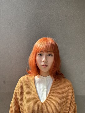 クラス(CLASS) ビビットオレンジ外ハネスタイル