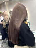 ミルクティーベージュダブルカラーインナーカラーケアブリーチ
