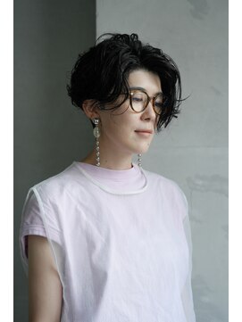 マーシー(MAAAAAC) 【MAAAAAC】ウェーブミックスショートパーマ