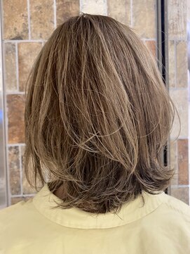 ピークアブー アヴェダ アトレ恵比寿(PEEK-A-BOO AVEDA) お悩み改善結べるボブレイヤーカットひし形シルエット