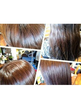 リピーター多数！植物由来の『アクアハーブカラー』★イオン水と植物由来パウダーで染める新質感カラー☆