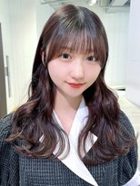 アイティーバイアルバム 北千住店(IT by ALBUM)&nbsp;シースルーバング_グレーベージュレイヤーロング前髪パーマ_9522