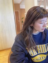 ヘアー ビジン(HAIR Bijin) デザインカラー　インナーカラー　ハイライト　大人可愛い　