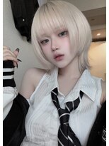 アンククロス 青山店(ANKH CROSS)&nbsp;すかるちゃんホワイトベージュ【Mizuki】