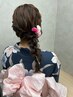 【 浴衣着付け&ヘアセット 】着付けとヘアセットのセットクーポンです。