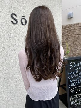 スーリール 姪浜店(Sourire) 大人かわいい愛されベージュ【sourire 神田】