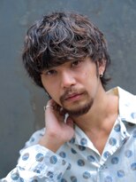 メンズマッシュシャドウパーマ