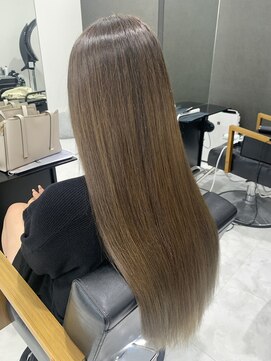 ディティール(Detail) 縮毛矯正×ブルージュカラー