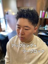 クラッキ ヘアークリエイション(CRAQUE hair creation)&nbsp;アップバング×ツーブロック