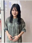 時短スタイリング◎パーマでゆるウェーブ