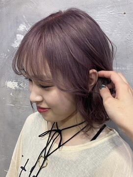 ロア 福岡天神本店(LORE) ダブルカラーベージュカラーケアブリーチカラーハイトーンカラー