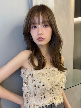 エル 北千住(elu) ブルーカラー_ワインレッド_お団子ヘア