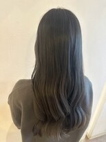 エヌアンドエー 春日部東口店(hair shop N&A)&nbsp;透け感オリーブグレー×上品ロング　　透明感/艶感