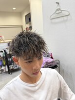 グランヘアートーキョー(Gran Hair TOKYO)&nbsp;ツーブロック×ツイストパーマ×メッシュ