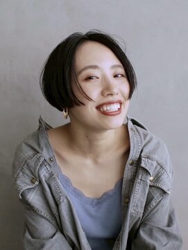 アンドエガオ いわき(&egao) センターパート×マッシュショート