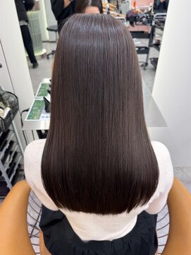 ロンドリゼル 札幌(Lond RiseL) オリーブグレー/ショート/前髪/レイヤー/髪質改善/縮毛矯正/札幌