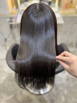 ロンド 表参道店(Lond)&nbsp;オリーブグレー/ボブ/顔周り/小顔/レイヤー/髪質改善/縮毛矯正