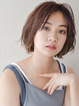 黒髪/クラゲヘアー/オリーブグレー/小顔/ココアベージュ