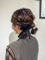 ヘアー ホスピタル ソアン(hair hospital soan)&nbsp;抜け感×金箔の大人アレンジ