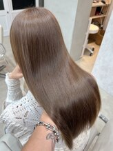 髪質改善カラーでパサつきを抑え、ツヤ感　まとまりを底上げ。触りたくなる髪へ　「髪質改善/縮毛矯正」