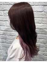 グッドネイバーズ 水戸赤塚(GOOD NEIGHBORS)&nbsp;【大人ガーリー】ピンクパープルカラー×透明感インナーカラー