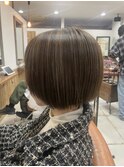 白髪ぼかしハイライトカラー