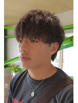 ディッセンバー 伊勢崎(December) メンズ/センターパート/似合わせカット/ニュアンスパーマ