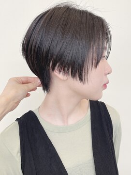 モリオフロムロンドン 原宿本店(morio from London) 【morio 原宿】ハンサムショート 前下がり グレージュ