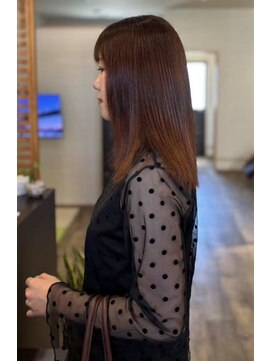 桃の木 ヘアー(桃の木 hair) オレンジブラウン