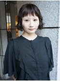 オン眉 ショートバング ボブパーマ ドライパーマ 前髪パーマ