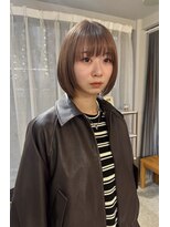 シプレ(cipre)&nbsp;透明感ミルクティーベージュ×ボブ