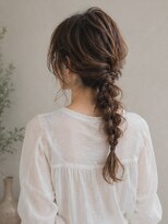 ドット ヘアー(dot.hair) フェミニン編み下ろし/360度可愛い/お呼ばれヘア