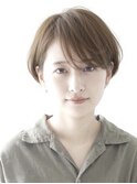 ひし形ショートボブ/大人ショートヘア/40代/50代/60代/表参道