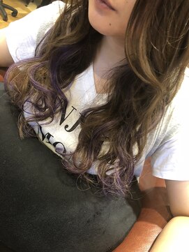 ヘアーサロン エクシア(Hair Salon EXIA) 紫メッシュ