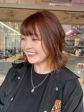 オル バイ ヘッドライト 松戸店(OLu by HEADLIGHT) インナーカラー×カラーバター