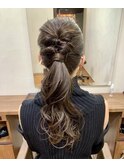 【nex表参道】1/26 谷山　ヘアアレンジ　大人ポニーテール