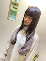 ヘアーパーチ(HAIR perch) ホワイトインナー×ブラックロング