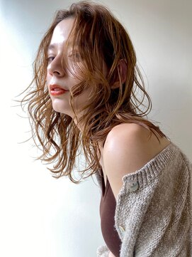 ガレージ バイ グリーン 原宿 表参道(Garage by green) 【loki】ナチュラルウルフ×エアーウェーブ