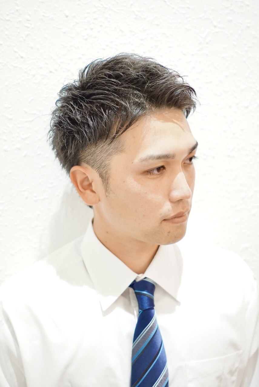 【メンズコース】　カット+眉毛カット+炭酸ケア＋肩マッサージ　6600円