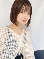 ケーツー心斎橋 クイーンズガーデン バイ ケーツー(K two QUEEN'S GARDEN by K two) 赤み消しカラー×ボブ/インナーカラー2/心斎橋&難波&なんば